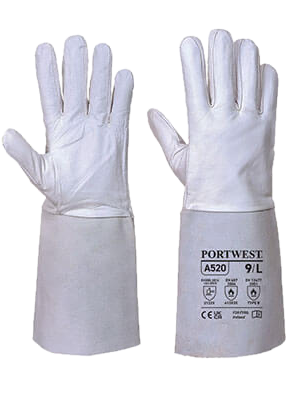 Fondo de A520GRR GUANTE CUERO SOLDADOR eliminado Guante cuero soldador