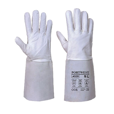 Guante cuero soldador