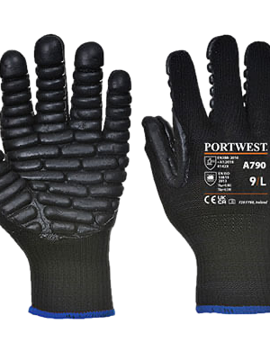 Fondo de A790BKR eliminado Guante de alto impacto