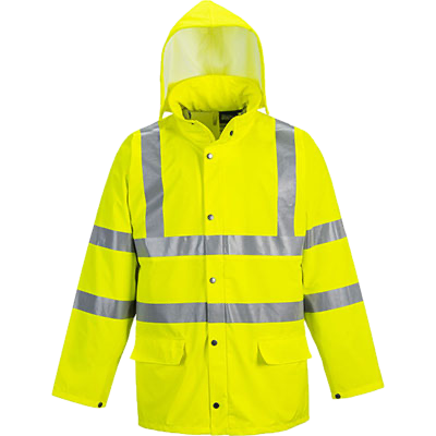 Chaqueta amarilla reflectiva